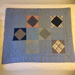 American Pacific Quilted Chambray Pillow Sham